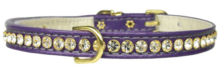 Beverly Purple 10 (with clear stones)